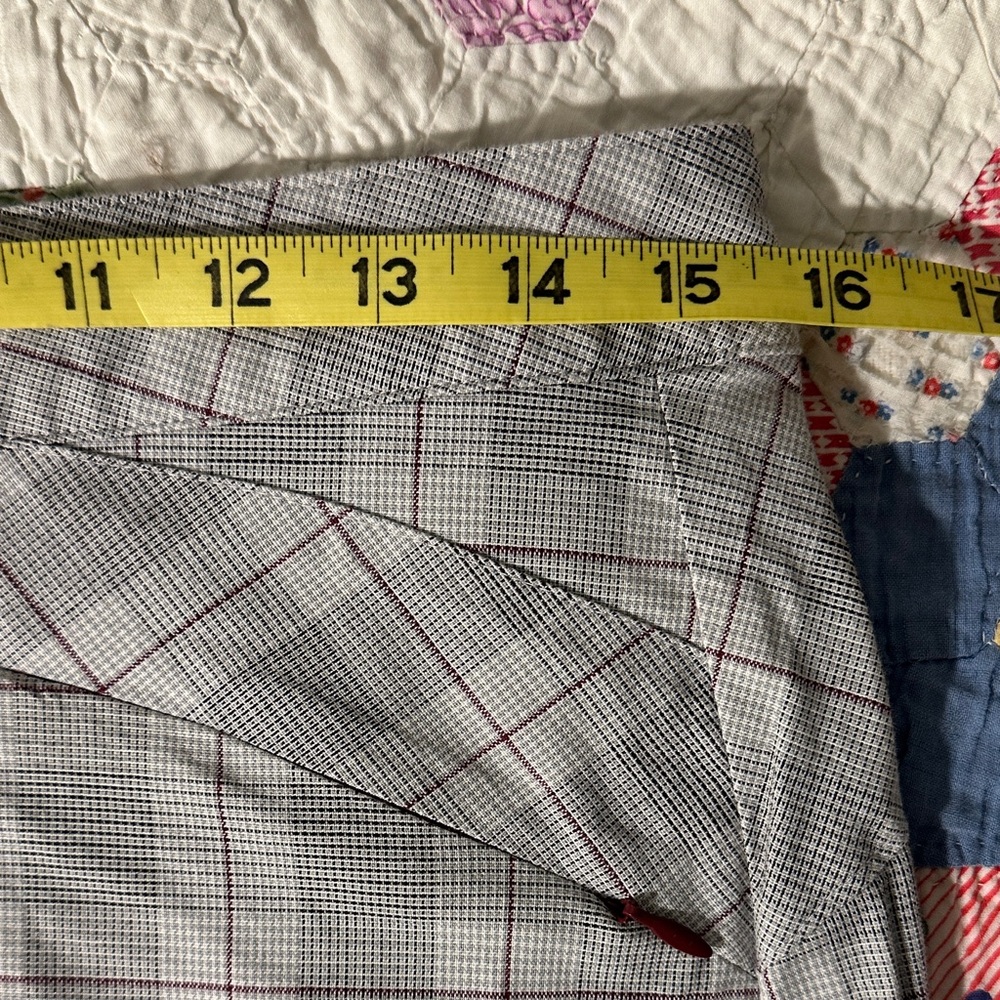 Royal Robbins Gray Plaid A-Line Skirt - Picture 7 of 10